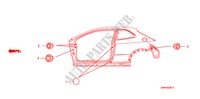 ANNEAU(LATERAL) pour Honda CIVIC 1.8 BASE 3 Portes 6 vitesses manuelles 2011
