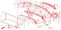 GARNITURE DE HAYON AR. pour Honda CIVIC 1.8 BASE 3 Portes 6 vitesses manuelles 2011