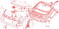 HAYON ARRIERE pour Honda CIVIC 1.8 BASE 3 Portes 6 vitesses manuelles 2011