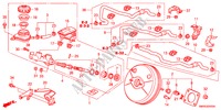 MAITRE CYLINDRE DE FREIN/ALIMENTATION PRINCIPALE(LH) pour Honda CIVIC 1.8 BASE 3 Portes 6 vitesses manuelles 2011