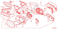 MIROIR pour Honda CIVIC 1.8 BASE 3 Portes 6 vitesses manuelles 2011