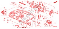 PANNEAU D'INSTRUMENT(LH) pour Honda CIVIC 1.8 BASE 3 Portes 6 vitesses manuelles 2011