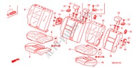 SIEGE ARRIERE pour Honda CIVIC 1.8 BASE 3 Portes 6 vitesses manuelles 2011