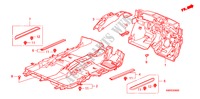 TAPIS DE SOL pour Honda CIVIC 1.8 BASE 3 Portes 6 vitesses manuelles 2011