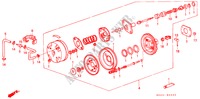 ALIMENTATION PRINCIPALE(2) pour Honda CIVIC LX 4 Portes 5 vitesses manuelles 1991