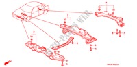 MEMBRURE TRANSVERSALE pour Honda ACCORD LX 4 Portes 5 vitesses manuelles 1990