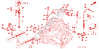 LEVIER DE COMMANDE pour Honda ACCORD COUPE EX 2 Portes 4 vitesses automatique 1994
