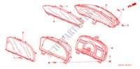 COMPOSANTS DE COMPTEUR(NS) pour Honda CIVIC EX 4 Portes 5 vitesses manuelles 2007