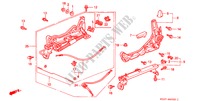 COMP. DE SIEGE AV. (G.)(RH) pour Honda CIVIC COUPE 1.6VTI VTEC 2 Portes 5 vitesses manuelles 1999