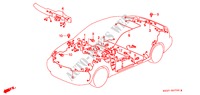 FAISCEAU DES FILS(LH) pour Honda CIVIC COUPE 1.6ILS 2 Portes 4 vitesses automatique 2000
