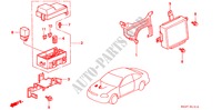 UNITE ABS(LH) pour Honda CIVIC COUPE 1.6ILS 2 Portes 5 vitesses manuelles 2000