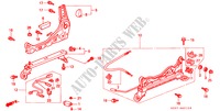 COMP. DE SIEGE AV. (D.) (LH) (3) pour Honda CIVIC 1.4I 3 Portes 5 vitesses manuelles 1999