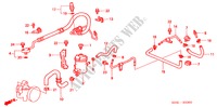 CANALISATIONS P.S.(LH) pour Honda CIVIC 1.4IS 3 Portes 4 vitesses automatique 2000