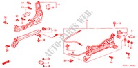 COMP. DE SIEGE AV. (D.) (2) pour Honda CIVIC 1.4I 3 Portes 5 vitesses manuelles 2000