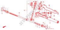 BOITE DE VITESSES A P.S.(RH) pour Honda CIVIC 1.6VTI 4 Portes 5 vitesses manuelles 2000