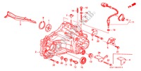 BOITE DE VITESSES (SOHC) pour Honda CIVIC 1.5ILS 4 Portes 5 vitesses manuelles 2000