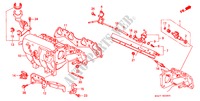 COLLECTEUR D'ADMISSION (1.6L SOHC VTEC) pour Honda CIVIC 1.6ISR 4 Portes 5 vitesses manuelles 2000