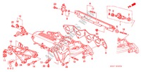 COLLECTEUR D'ADMISSION (DOHC VTEC) pour Honda CIVIC 1.6VTI 4 Portes 5 vitesses manuelles 1999