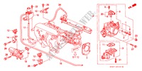CORPS DE PAPILLON (1.5L SOHC VTEC) pour Honda CIVIC 1.5ILS 4 Portes 4 vitesses automatique 1997