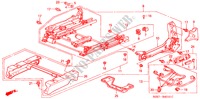 COMP. DE SIEGE AV.(G.)(PUISSANCE) pour Honda ODYSSEY EXL 5 Portes 5 vitesses automatique 2003