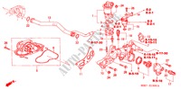 POMPE A EAU/CAPTEUR pour Honda ODYSSEY EXL 5 Portes 5 vitesses automatique 2003