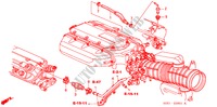 TUBE DE RENIFLARD('02 ) pour Honda ODYSSEY EXI 5 Portes 5 vitesses automatique 2002