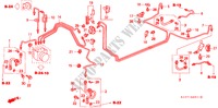 CONDUITES DE FREIN(ABS) (RH) pour Honda CR-V RVSI 5 Portes 4 vitesses automatique 2000