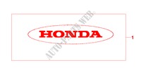 DECALCO 'HONDA ARGENT COUVRE ROUE CR V pour Honda CR-V BASE 5 Portes 4 vitesses automatique 2000