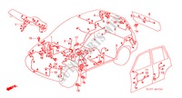 FAISCEAU DES FILS(LH) pour Honda CR-V BASE 5 Portes 4 vitesses automatique 2000