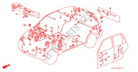 FAISCEAU DES FILS(RH) pour Honda CR-V RVSI 5 Portes 5 vitesses manuelles 2000