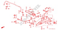 STABILISATEUR ARRIERE/ARRIERE BRAS INFERIEUR pour Honda CR-V BASE 5 Portes 4 vitesses automatique 2000