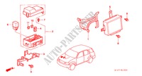 UNITE ABS(LH) pour Honda CR-V BASE 5 Portes 4 vitesses automatique 2000