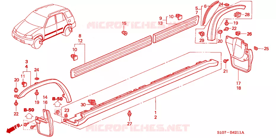 PROTECTION Honda  CRV 2000 RVI 5 vitesses manuelles 