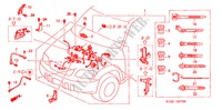 FAISCEAU DES FILS(LH) pour Honda CR-V RVSI 5 Portes 5 vitesses manuelles 2001