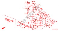 CANALISATIONS P.S.(LH) pour Honda ACCORD 1.8ILS 4 Portes 4 vitesses automatique 2000
