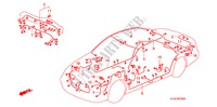 FAISCEAU DES FILS(LH) pour Honda ACCORD 1.8ILS 4 Portes 4 vitesses automatique 2000