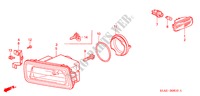 FEUX AVANT COMBINES pour Honda ACCORD 1.8IES 4 Portes 4 vitesses automatique 2000