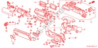 GARNITURE D'INSTRUMENT(RH) pour Honda ACCORD 1.8IES 4 Portes 4 vitesses automatique 2000