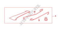 TRUNK SPOILER HIGH WING pour Honda ACCORD 1.8IES 4 Portes 4 vitesses automatique 2000