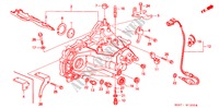 BOITE DE VITESSES (DOHC) pour Honda CIVIC AERODECK 1.8VTI 5 Portes 5 vitesses manuelles 1998