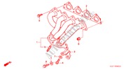 COLLECTEUR D'ECHAPPEMENT (DOHC VTEC) pour Honda CIVIC AERODECK 1.8VTI 5 Portes 5 vitesses manuelles 1998