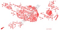 SUPPORT D'ALTERNATEUR(SOHC) pour Honda CIVIC AERODECK 1.4IS       L.P.G. 5 Portes 5 vitesses manuelles 1998