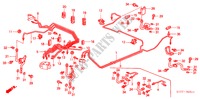 CONDUITES DE FREIN(ABS) (RH) pour Honda ACCORD 1.6ISE 4 Portes 5 vitesses manuelles 2002
