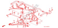 STABILISATEUR ARRIERE/ BRAS INFERIEUR ARRIERE pour Honda S2000 S2000 2 Portes 6 vitesses manuelles 2003