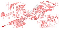 PLANCHER/PANNEAUX INTERIEURS pour Honda S2000 S 2 Portes 6 vitesses manuelles 2009