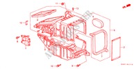 CANALISATION DE CHAUFFAGE(RH) pour Honda HR-V 4WD 5 Portes 5 vitesses manuelles 2000