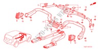 CONDUIT(LH) pour Honda HR-V HR-V 5 Portes 5 vitesses manuelles 2005