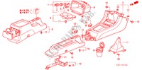 CONSOLE pour Honda HR-V 4WD 5 Portes 5 vitesses manuelles 2003