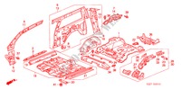 PLANCHER/PANNEAUX INTERIEURS (3 DOOR) pour Honda HR-V HYPER 3 Portes 5 vitesses manuelles 2003