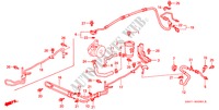 CANALISATIONS P.S.(LH) pour Honda PRELUDE 2.0I 2 Portes 4 vitesses automatique 1998